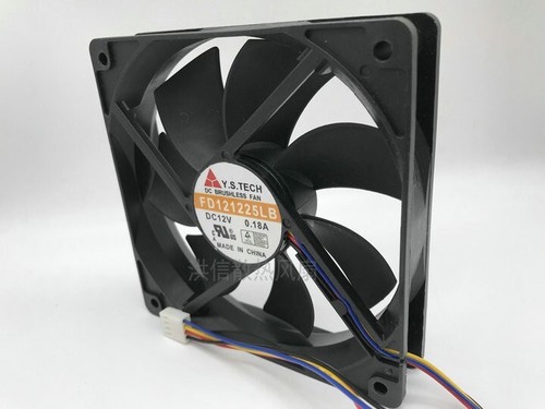 1PC chassis cooling fan 12025 FD121225LB DC12V 0.18A 120*25MM