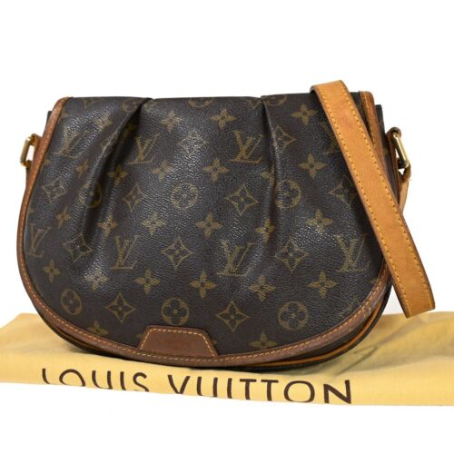 LOUIS VUITTON Menilmontant PM Shoulder Bag Monogram Leather BN M40474 16GA960 - Picture 1 of 17
