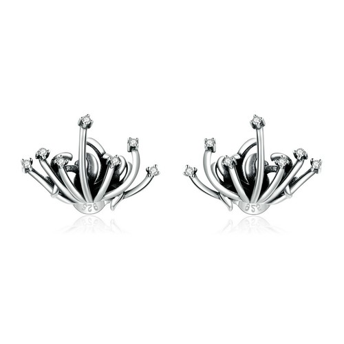 Orecchini a Borchie Argento Sterling Opzionali Autentici .925 Zirconia Per Donna Gioielli Moda - Foto 17 di 19
