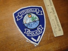 TITUSVILLE FLORIDA VEST OBSOLETE PATCH  PATCH BX AAA#4