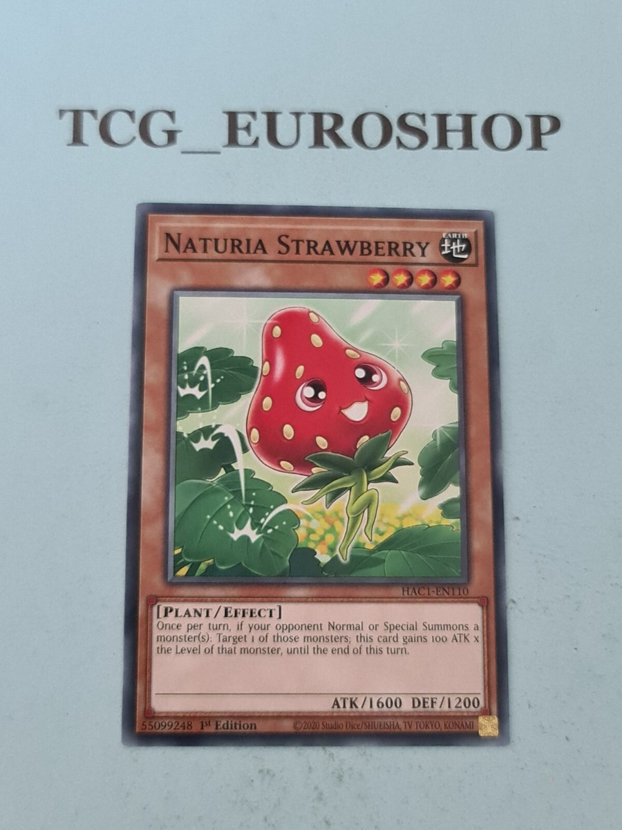 strawberry yugioh card Naturia HA04-EN021 1st Edition Super Rare NM Target 1 of those monsters Naturia StrawberryYUGIOHHAC12022COMMONENGLISH1stNM #6 | eBay