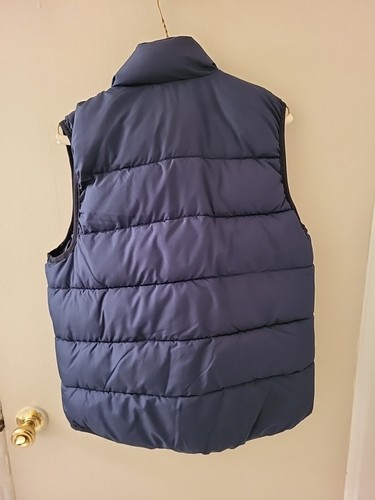 GapKids Boys Winter Navy Puffer Vest, Size XXL (14-16), - Picture 4 of 4