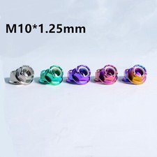 Titanium Alloy Nyloc Self Locking Hex Flange Nuts M10*1.25mm