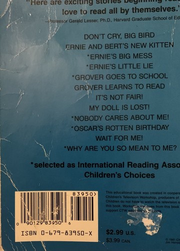 Don't Cry Big Bird By Sarah Roberts 1981 RARE Paperback Sesame Street ACCEPTABLE - Picture 13 of 23