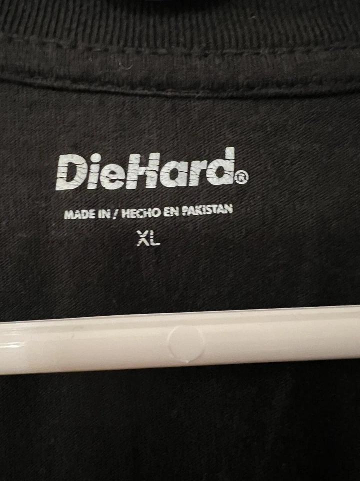 Винтажная мужская футболка 1990-х Die Hard Sears рабочая одежда с длинным рукавом размер XL - Изображение 2 из 3