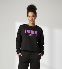 Puma Cropped Sweater Sz S