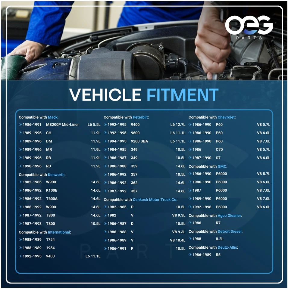 Alternador nuevo para Kenworth T300 L6 7,2 L 94-95 3604647RX 10459063 10459065 53105 Foto 4 de 4