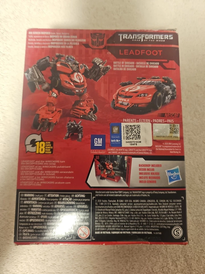 Transformers Studio Series 68 Leadfoot Dotm New Target Exclusive NISB - Image 2 of 2
