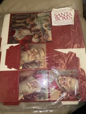 (4) Vtg 1980 Boxes~MRS Grossman's Santa Box Antique Repro Chromolithographs~NEW