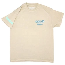 Men's Justin Bieber Live Stream 12.31.20 Tee (Tan) T-shirt XX-Large Tan