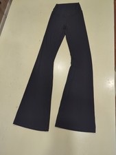 Aerie Offline Real Me High-Rise Crossover Flare Leggings Black Size S