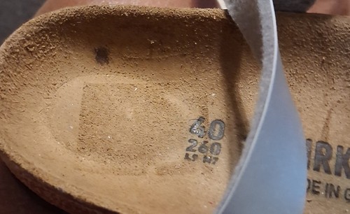 Birkenstock Women's Daloa Metallic Ankle Strap Sandals Size 40 Size 10 NWOT - Picture 6 of 7