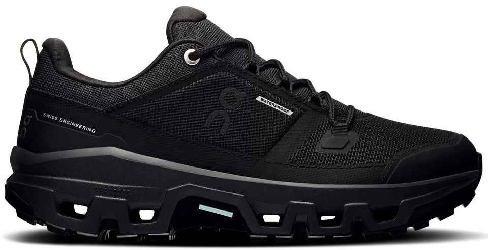 ON Cloudrock Waterproof Low Triple Black W for sale | eBay