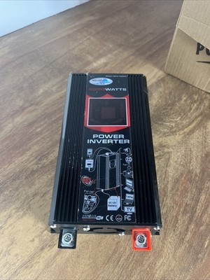 SP3-T6000 Black Dual USB 6000 Watts Modified Sine Wave Digital Power Inverter