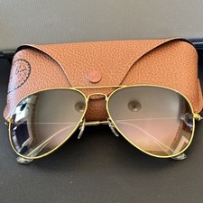 Ray-Ban Aviators RB3026 62mm. Gold Frame Grey Gradient Glass Lenses. New.