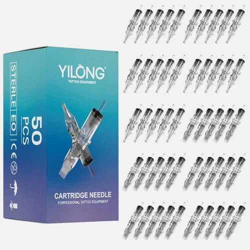 20/50 pcs Sterile Disposable Tattoo Cartridge Needles RL,RS,RM,M1 / Mixed Sizes - product listing photo