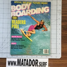 1991 Body Boarding Magazine Surf Surfing