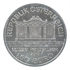2010 Austria 1.5 Euro - 1 Oz Silver Vienna Philharmonic Est Coin Collection *738