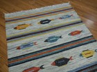 MODERND  ANATOLIA FLATWAVE KILIM GEOMATRIC FISH DESIGND 4x6 TURKISH RUG — photo 8