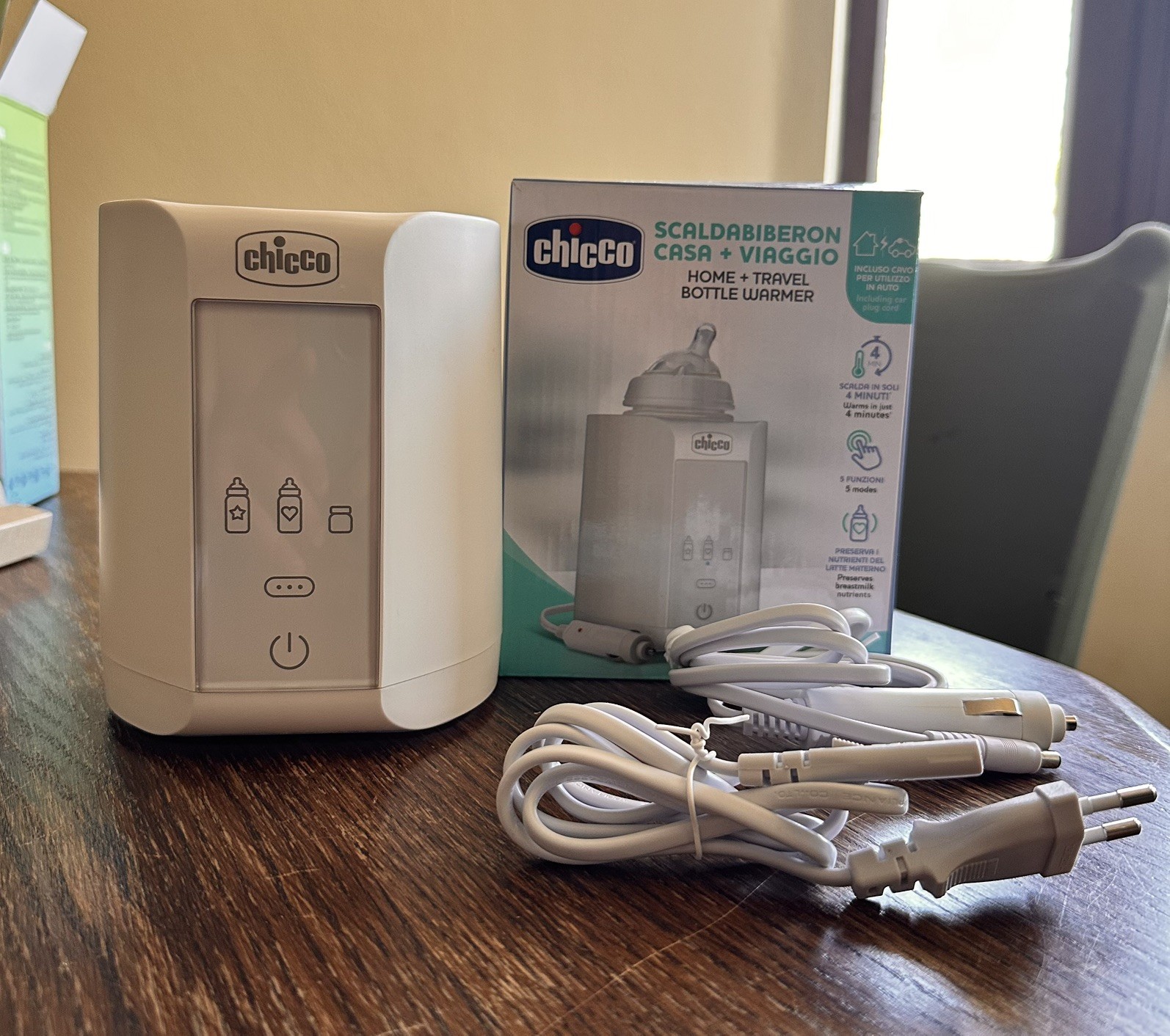 Chicco Scaldabiberon Casa+viaggio usato pochissimo come nuovo