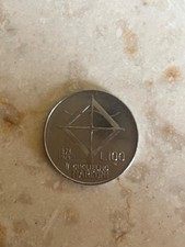 ITALY REPUBLIC 100 Lire 1974 Commemorative Guglielmo Marconi