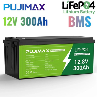 #ad #ad 12V 300Ah LiFePO4 Lithium Battery for Solar Back Up System Marine Build in BMS $300.99