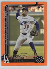 2025 Topps Update Orange Rainbow Foil 3/25 Miguel Rojas #US166 1l2l