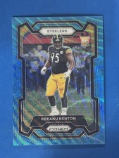2023 Panini Prizm Blue Wave #387 Keeanu Benton RC Steelers #/199