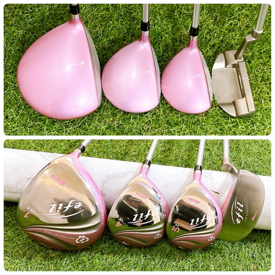MIZUNO efil Women's Golf Club Half Set 8pcs Ladies Right-handed From Japan - Image 4 of 4