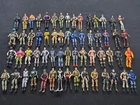 Gi Joe 60 Figure Lot With Accs, Stand And File Cards Many 25th 30th Poc Roc