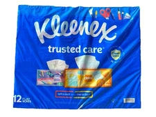 Kleenex Ultra Soft Facial Tissue 3 Ply 85 count 12-pack