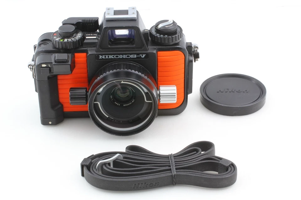 [Casi Como Nueva] Lente Nikon Nikonos V Naranja SLR Cámara fotográfica UW 35 mm f/2,5 de JAPÓN Foto 2 de 4