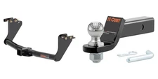 CURT Trailer Hitch Tow Kit Class 3 Receiver, 2in Ball Mount, Pin & Clip #13273