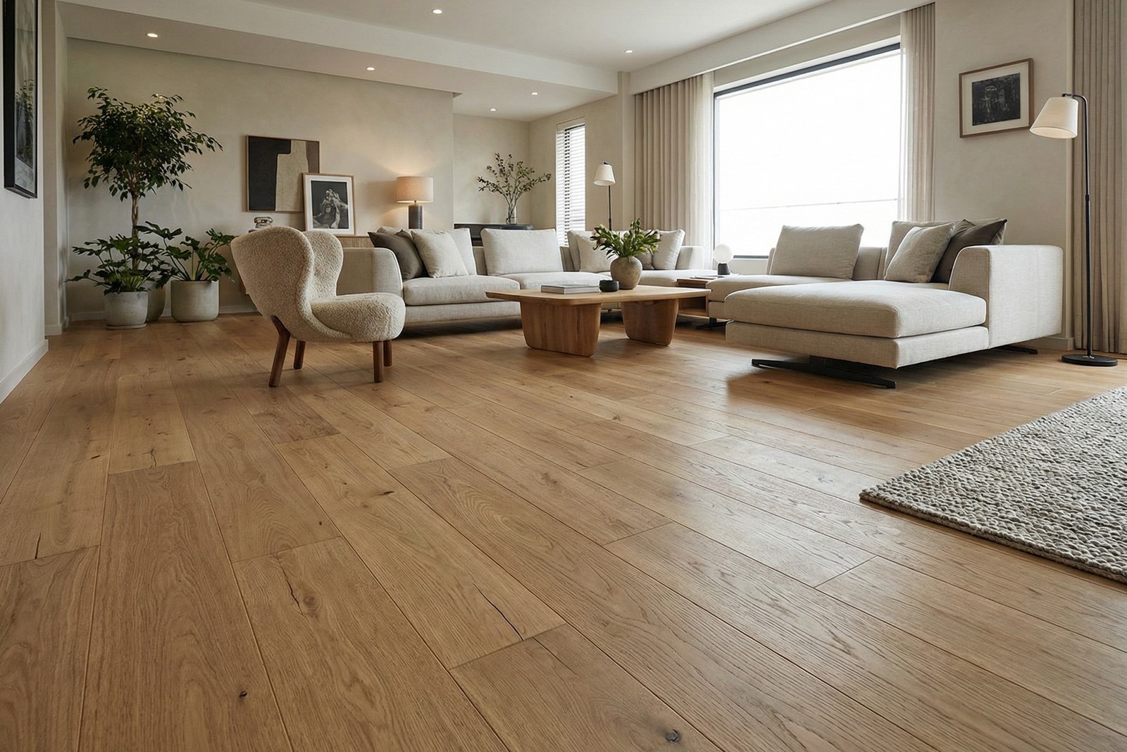 Parquet contrecollé flottant Authentic Natur 190 vernis chêne de 2.888m2