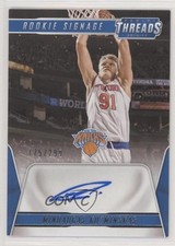 2016-17 Panini Threads Rookie Signage 175/299 Mindaugas Kuzminskas #36 Auto 0e3