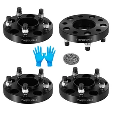 4pc 1" 5x5 5x127 Hubcentric Wheel Spacers M14x1.5 For 1988-1998 GMC C1500
