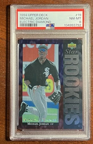 1994 Upper Deck Michael Jordan⭐️Electric⚡️Diamond💎Rookie🎯PSA 8🚨NM-MINT🔥