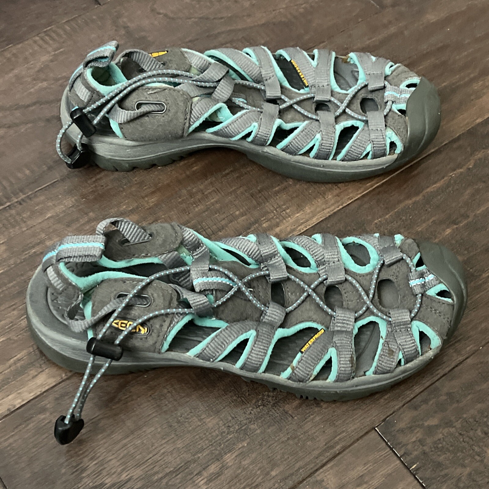 Sandali KEEN Whisper donna taglia 7 impermeabili sport escursionismo grigio acqua scarpe