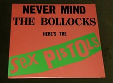 SEX PISTOLS NEVER MIND THE BOLLOCKS LP RHINO VINYL 180g PRESS USA PINK COVER New