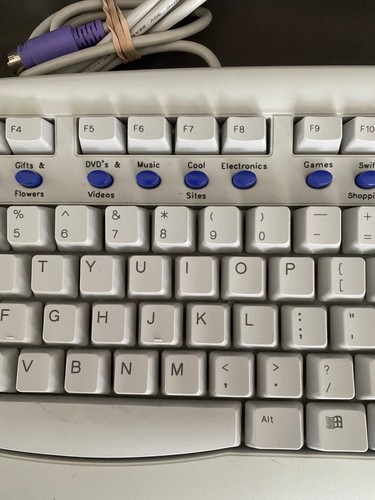 CLICKY Keyboard Model SK-720H PS/2 Port TESTED WORKS Swiftboard HOT KEYS - Picture 4 of 12
