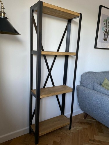 Regalgerät, Bücherregal, Retro, Rustikal, Freistehregal, Turmregal - Bild 10 von 12