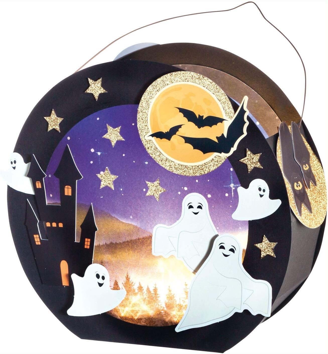 Thumbnail - Folia 68102 - Laternen - Bastelset, Gespenst, Inklusive Laternenstab