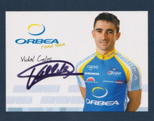 CYCLING cycling card VIDAL CELIS team ORBEA signed