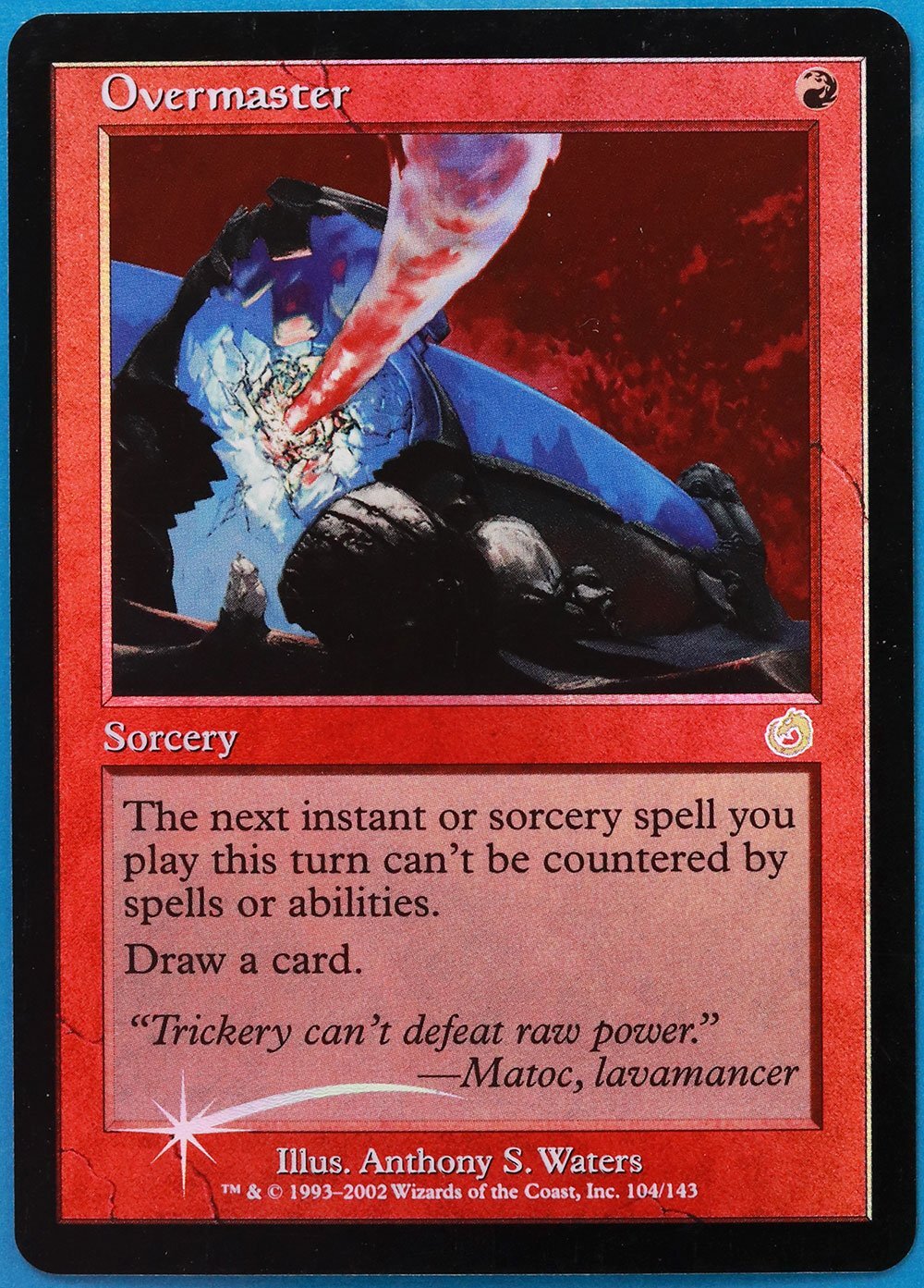 Overmaster FOIL Torment NM Red Rare MAGIC GATHERING CARD (ID# 481631) ABUGames