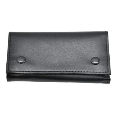 Portatabacco In Pelle Con Scomparti - Per Cartine E Filtri, Compatto, Marrone Chiaro - Foto 9