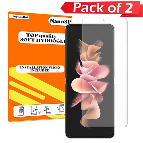 Screen Protector For Samsung Galaxy Z Flip 3 5G Hydrogel Cover Clear