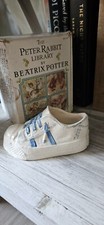 Vintage Antique Porcelain Hand Painted Baby Shoe