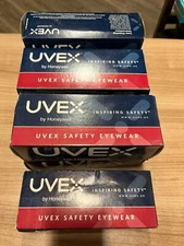 4 Uvex S3200HS GENESIS MMT-Multi-Material Technology Black Frame Clear Lens (F4)