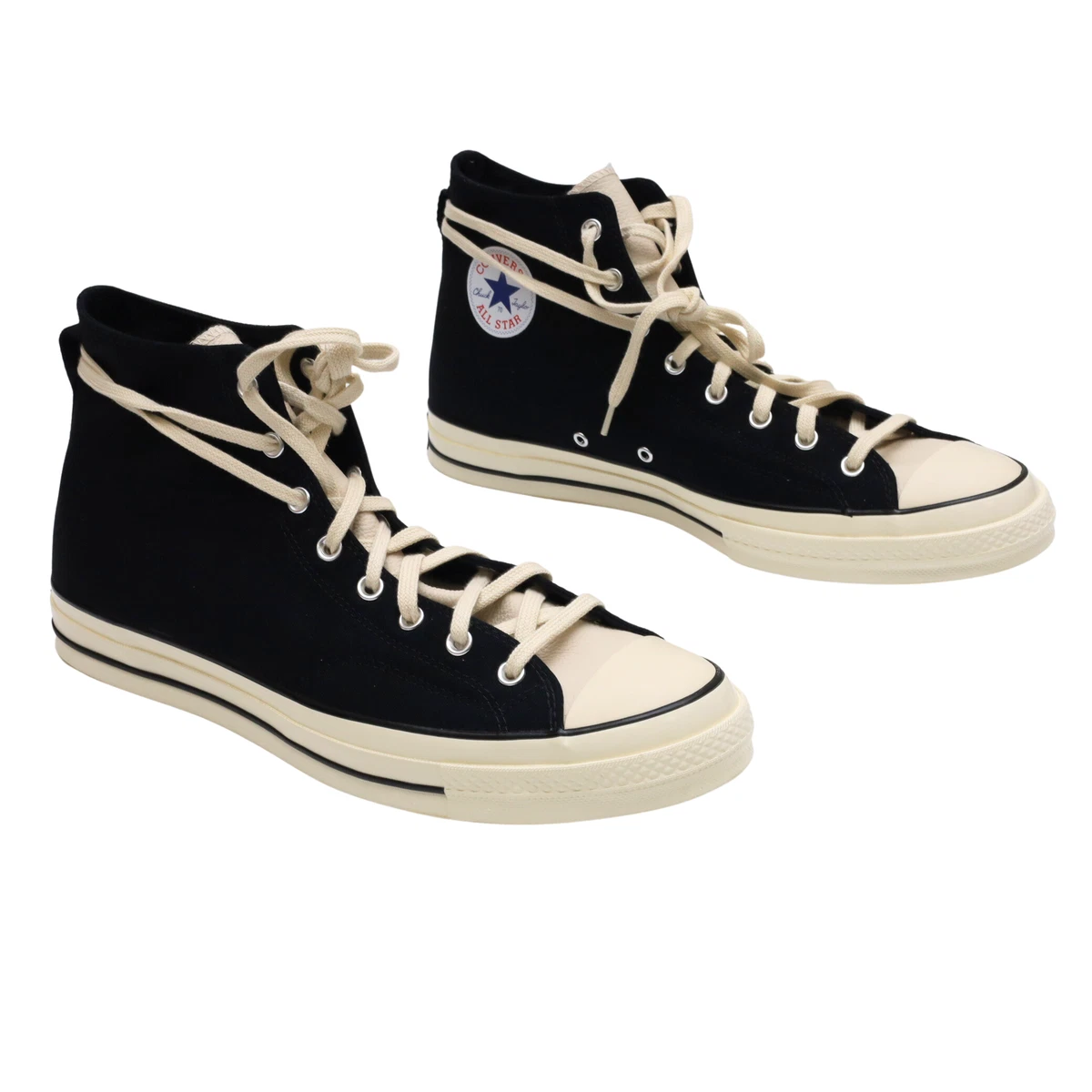 Sz 15 Black Natural Converse 70 HI x ESSENTIAL Fear of God 167954C Sneaker | eBay