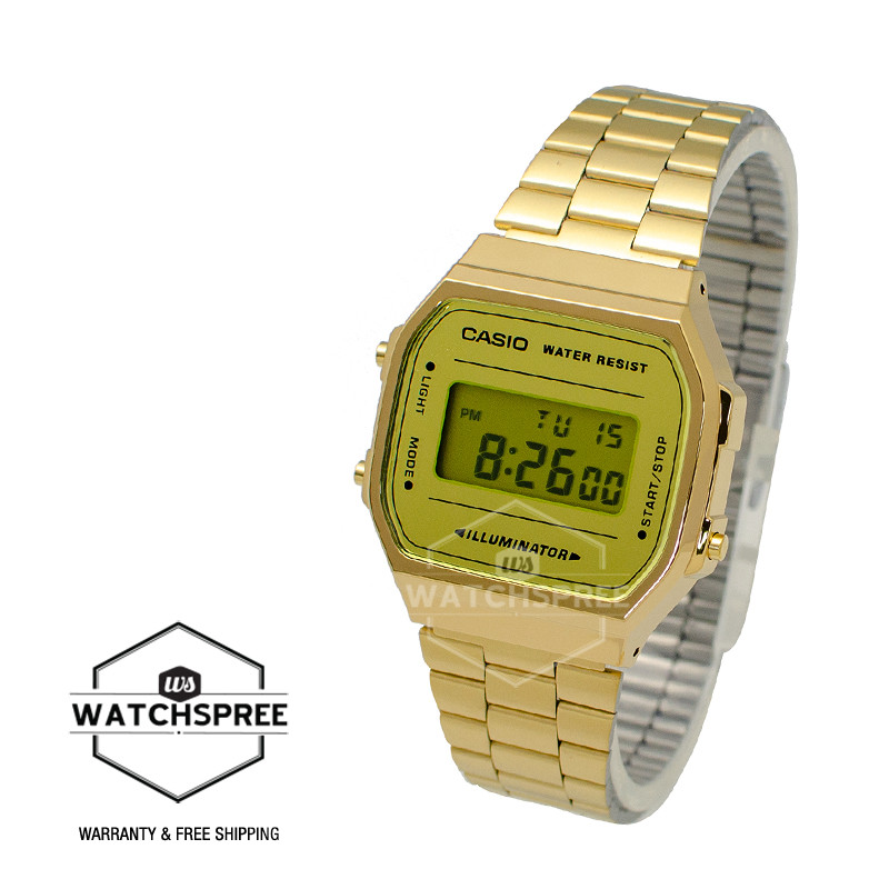Buy Casio - Quartz Wristwatch / A168WEGM-9DF | Time.am